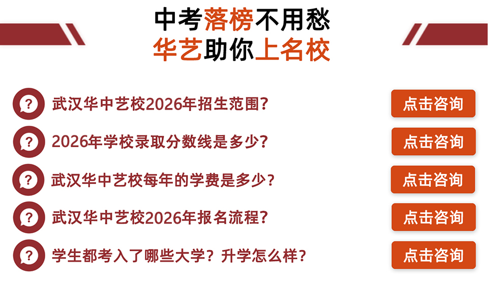 武汉华中艺术学校招生网